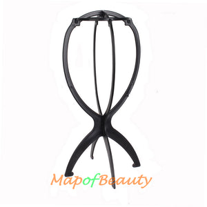 Portable Removable Collapsible Plastic Wig Stand,Wig Display Tool,Wig Rack